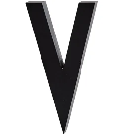 Design Letters Alubogstav - V - Sort