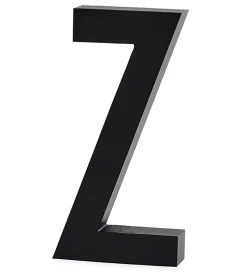 Design Letters Alubogstav - Z - Sort