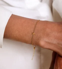 Design Letters Armbånd - A - 18K Guldbelagt