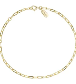 Design Letters Armbånd - Chunky Square - Small - 18K Guldbelagt