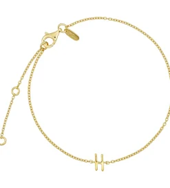 Design Letters Armbånd - H - 18K Guldbelagt