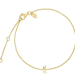 Design Letters Armbånd - K - 18K Guldbelagt