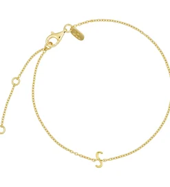 Design Letters Armbånd - S - 18K Guldbelagt