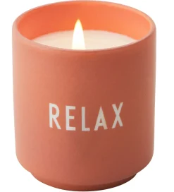 Design Letters Duftlys - Spr. Flowers/Wood/Fruit - Rosa m. Relax