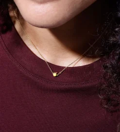 Design Letters Halskæde - 45 cm - Guldbelagt - When life gives y