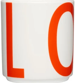 Design Letters Kop - XL Vintage ABC - Love - Cherry Tomato