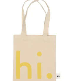 Design Letters Shopper - Lille - Hi - Natur/Gul