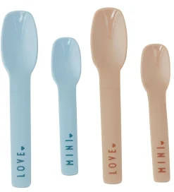 Design Letters Skeer - 4-pak - Mini Favourite - Blå/Beige