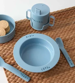 Design Letters Skeer - 4-pak - Mini Favourite - Blå/Beige