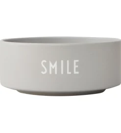 Design Letters Skål - Smile - Grå