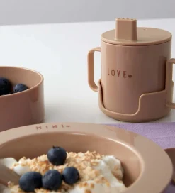 Design Letters Skålsæt - 3-pak - Favourite - Lavendel/Powder Ros