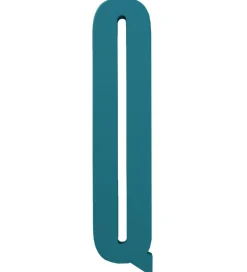 Design Letters Træbogstaver - Q - Turkis