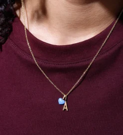 Design Letters Vedhæng - Close To My Heart - Guldbelagt