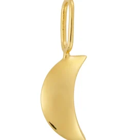 Design Letters Vedhæng - Darling - Måne - 18k Guldbelagt