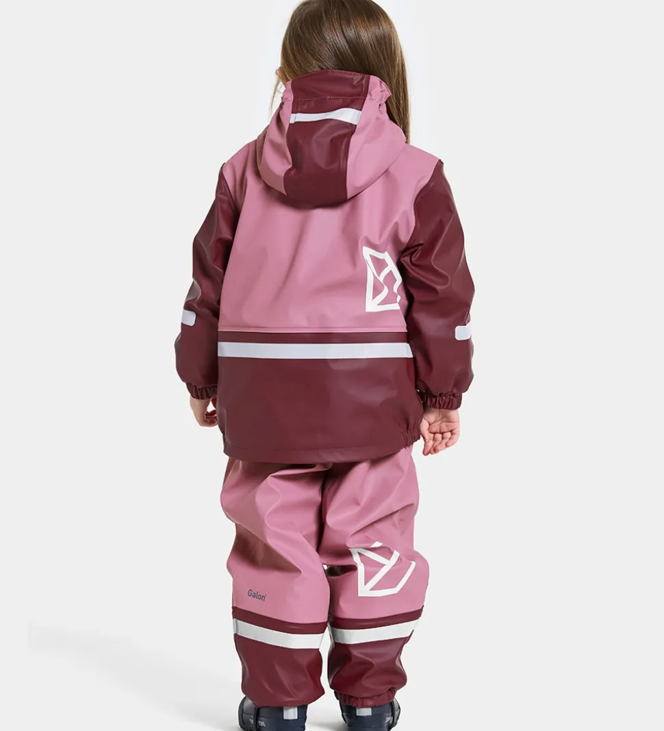 Didrikson Regntøj m. Fleece - Boardman - PU - Heather Pink