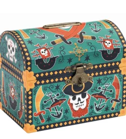 Djeco Sparebøsse - 10x12 cm - Pirater