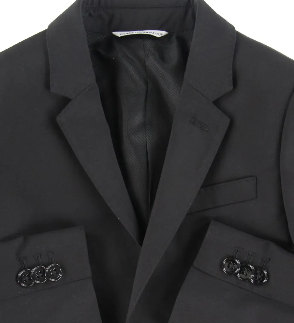 Dolce & Gabbana Habitjakke - Uld/Viskose - Sort