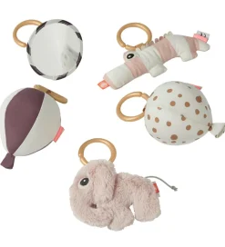 Done By Deer Aktivitetstæppe - Quiltet - Mørk Rosa