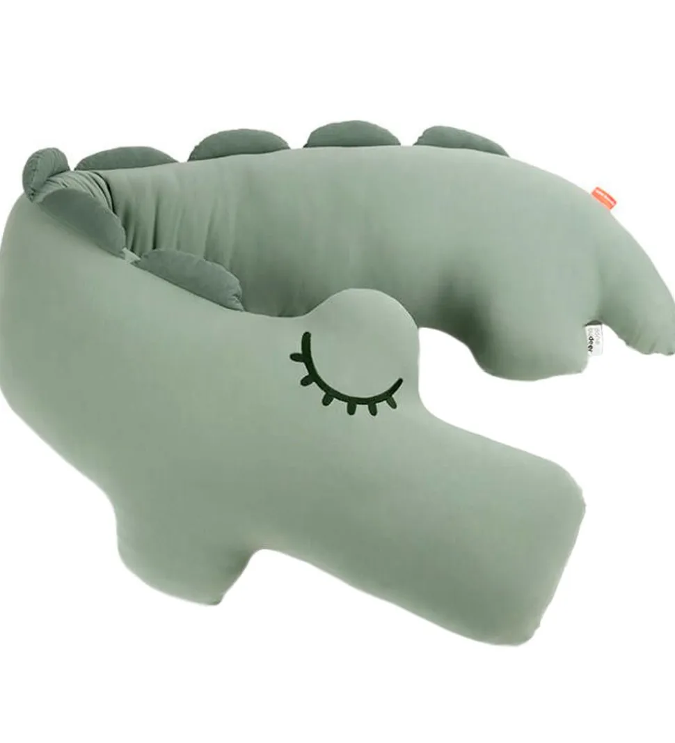 Done by Deer Pude - 160x40 cm - Comfy - Croco- Grøn