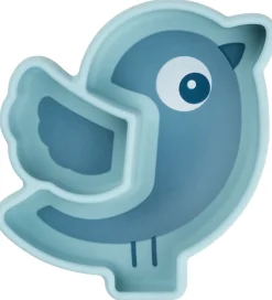 Done by Deer Snacktallerken - Stick & Stay - Birdee - Blå