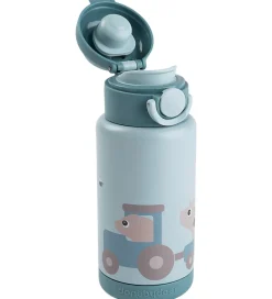 Done by Deer Termoflaske - 340 ml - Tiny Farm - Blå