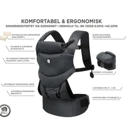 Dooky Bæresele - Urban Comfort - Grey Sapphire