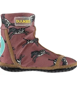 Duukies Badesokker - UV50+ - Zebra Raspberry