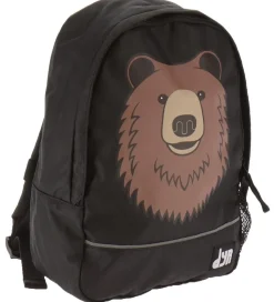 DYR-Cph Børnehavetaske - Black Brown m. Bjørn