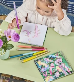 Eeboo Farveblyanter - 6 Stk. - Jumbo - Axolotl