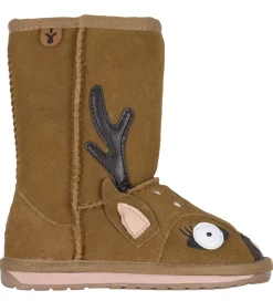 EMU Australia Bamsestøvler - Chestnut m. Hjort
