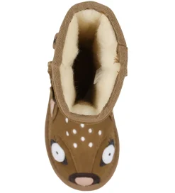 EMU Australia Bamsestøvler - Chestnut m. Hjort