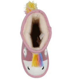 EMU Australia Bamsestøvler - Magical Unicorn - Pale Pink