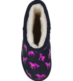 EMU Australia Bamsestøvler - Rainbow Unicorn Brumby - Midnight m