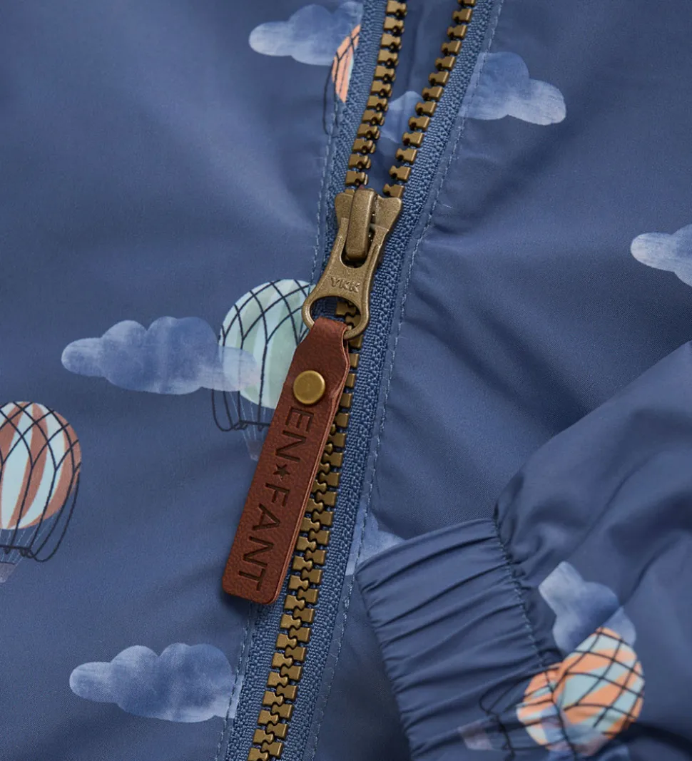 En Fant Sommerjakke - Vintage Indigo m. Luftballoner