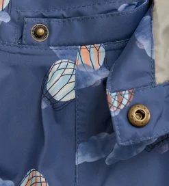 En Fant Sommerjakke - Vintage Indigo m. Luftballoner