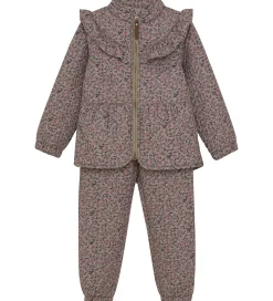 En Fant Termotøj - Quiltet - Fungi m. Blomster/Flæser