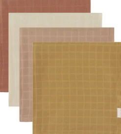 Fabelab Stofbleer - 4-Pak - 60x60 cm - Ochre Mix