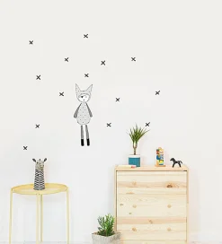 Fabelab Wallstickers - Dreamy Friend Pirate - Grå m. Pirat