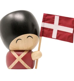 FableWood Garder - Valdemar - 17 cm - Natur/Rød/Sort