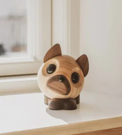 FableWood Pick-Me-Up Fransk Bulldog - Benny - 10 cm - Natur