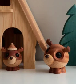 FableWood Pick-Me-Up Rensdyr - Svend - 12 cm - Natur