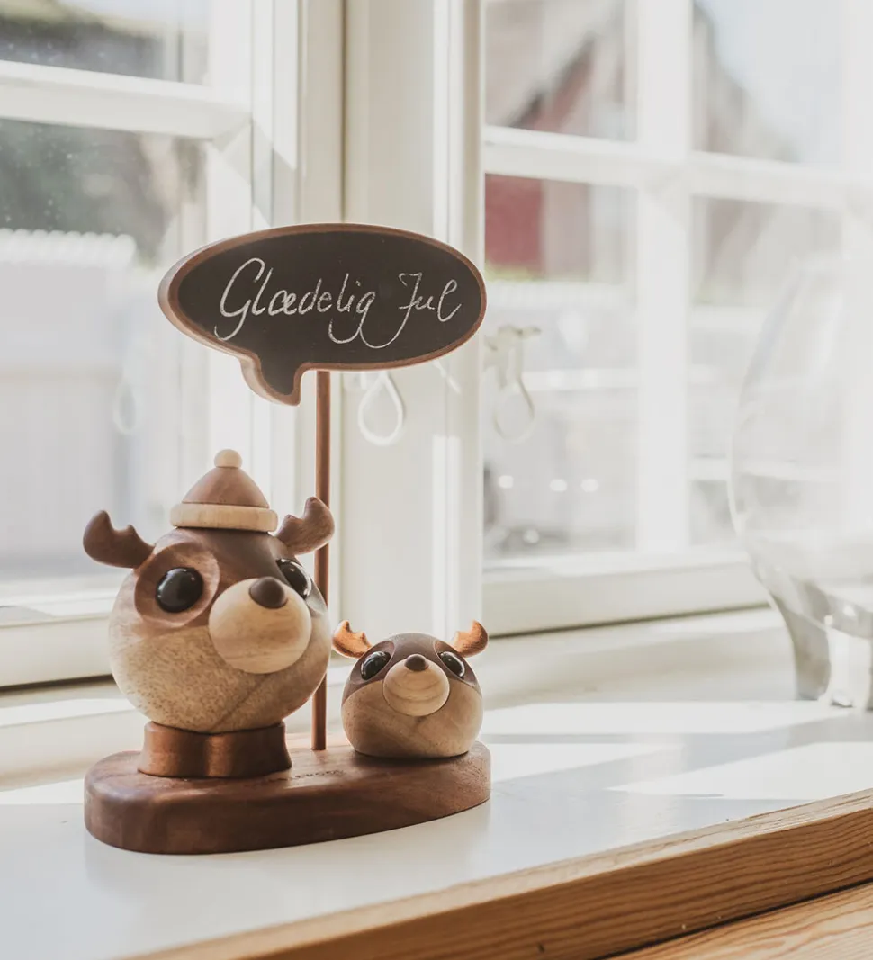 FableWood Pick-Me-Up Rensdyr - Kaj - 4 cm - Natur