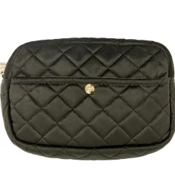 Fan Palm Toilettaske - Medium - Quiltet Velour - Palm Green