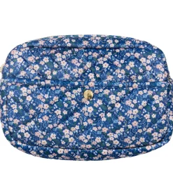 Fan Palm Toilettaske - Medium - Blue Blossom