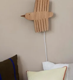 Ferm Living Lampe - Bird Lamp - Oiled Oak