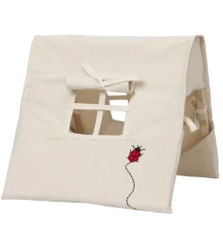 ferm Living Legetelt - 30x30 cm - Natur m. Mariehøne