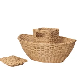 ferm Living Opbevaringskurv - Braided Ark - 60x41x30 cm - Natura