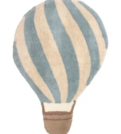 Filibabba Gulvtæppe - 71x100 cm - Luftballon - Pearl Blue