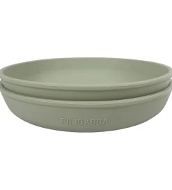 Filibabba Tallerkener - Silikone - 2-Pak - Green