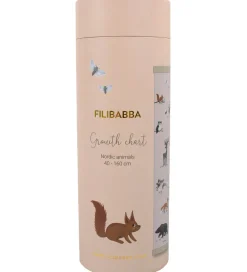 Filibabba Vægdekoration - Højdemåler - Skovens dyr